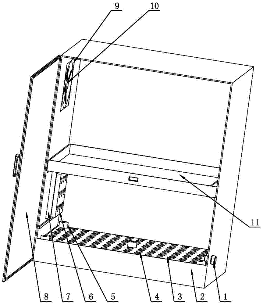 Household humidification-oxygenation aerial fog planting box