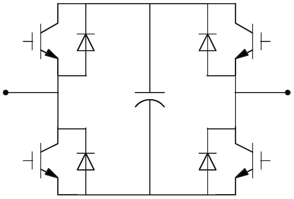 One-way full-bridge modular multilevel converter based on IGCT and control method