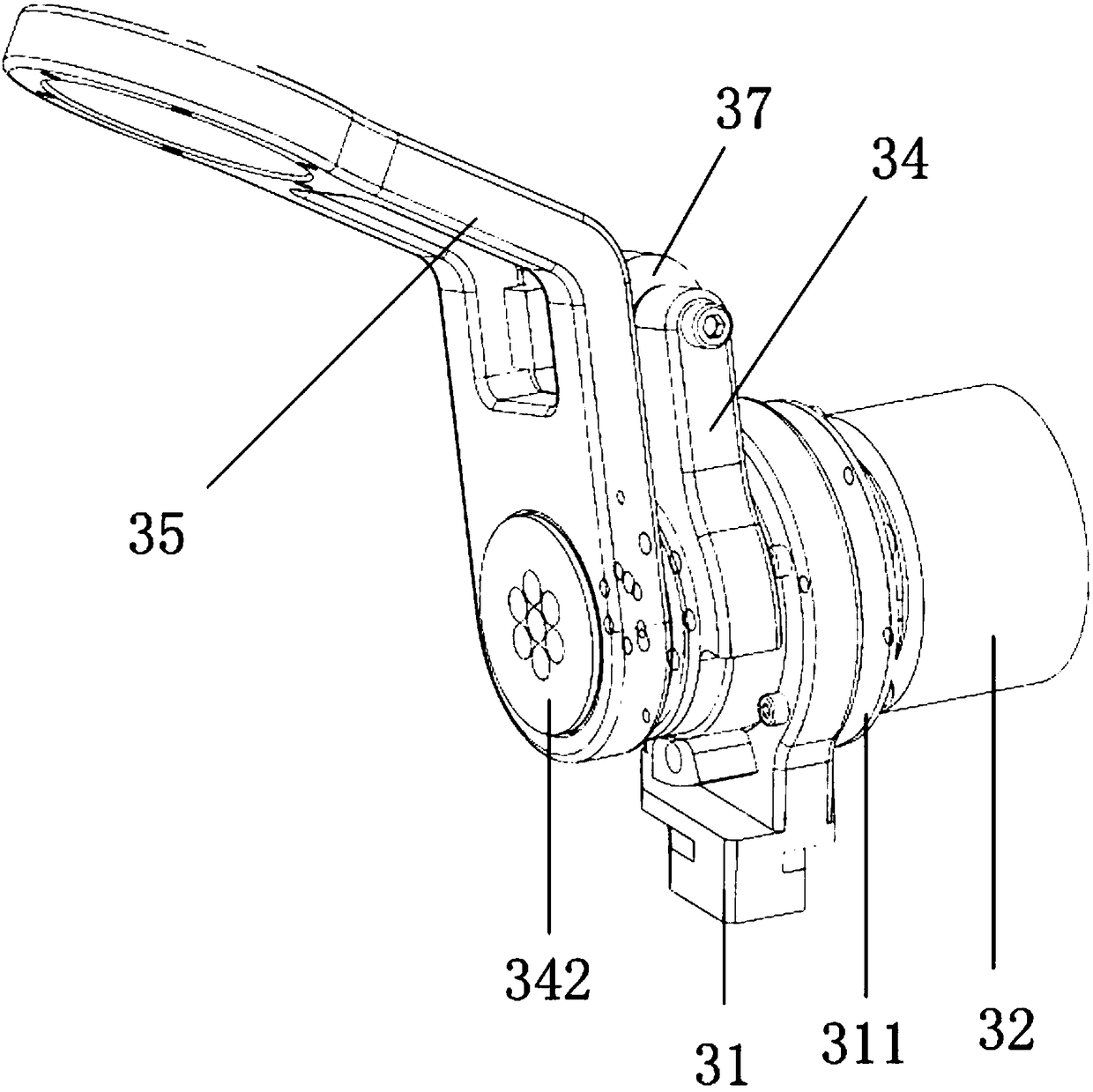 Rehabilitation mechanical arm and rehabilitation robot