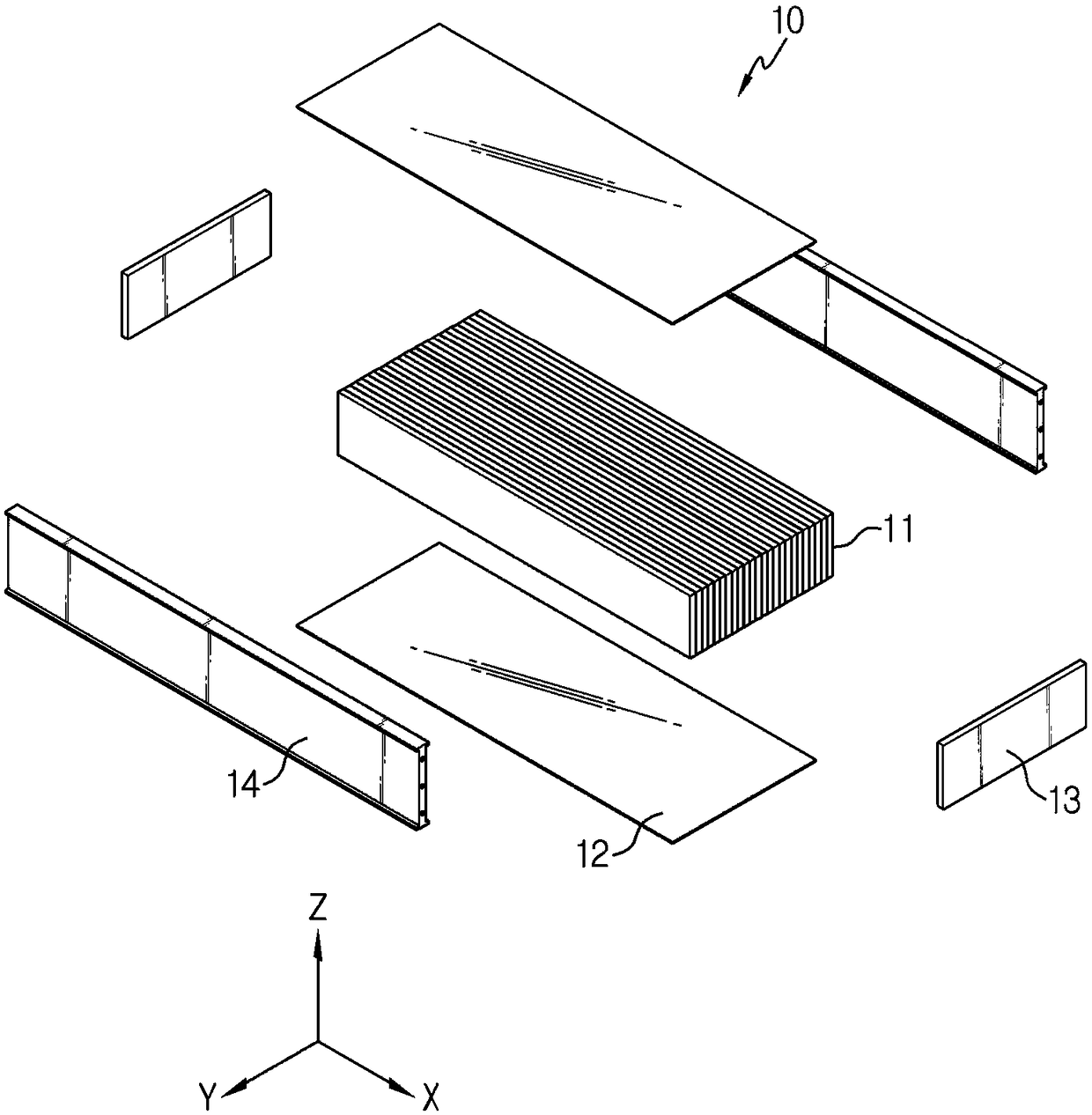 Drawer type battery pack