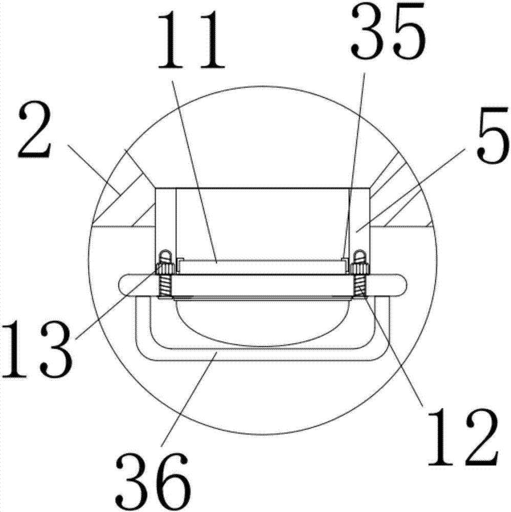 Centrifugal sewage circular purification robot