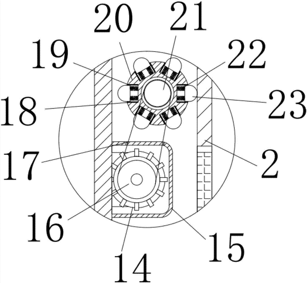 Centrifugal sewage circular purification robot