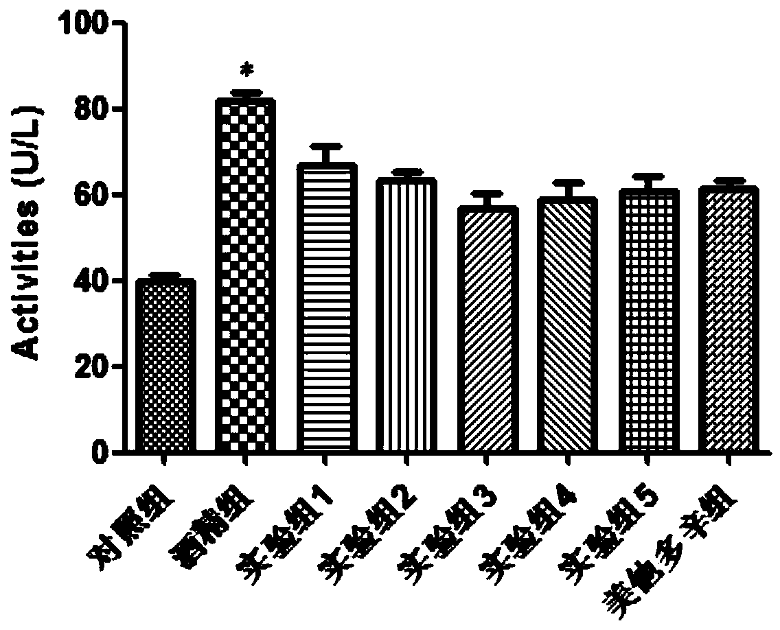 Wine-relieving and liver-protecting composition containing probiotics and preparation method and application thereof