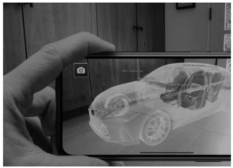 Augmented reality-based vehicle fault auxiliary maintenance method, storage medium and system