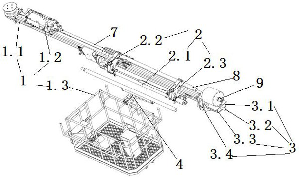 A construction device and construction method for follow-up pipe shed while drilling