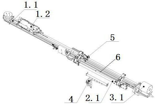 A construction device and construction method for follow-up pipe shed while drilling