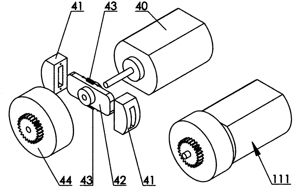 Human hand little finger joint detecting and driving mechanism