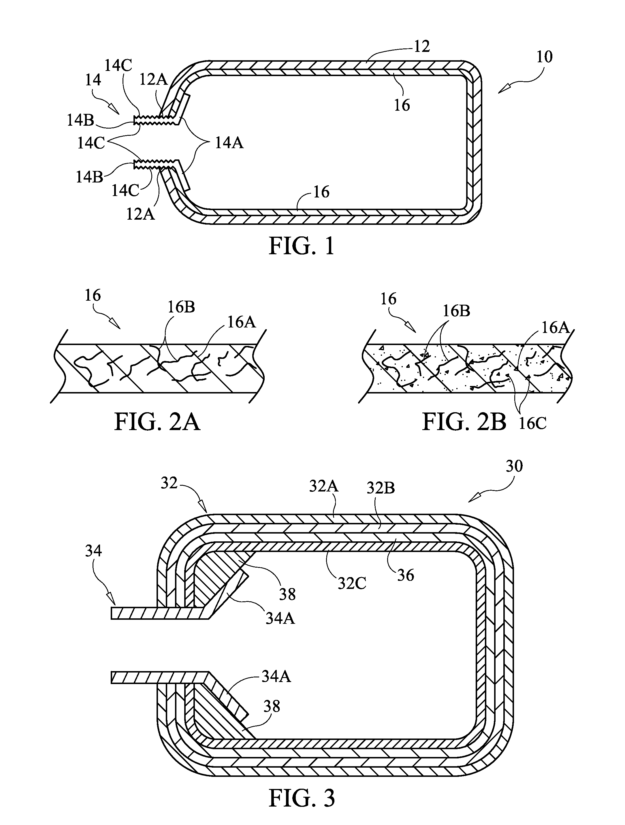 Composite pressure vessel including crack arresting barrier