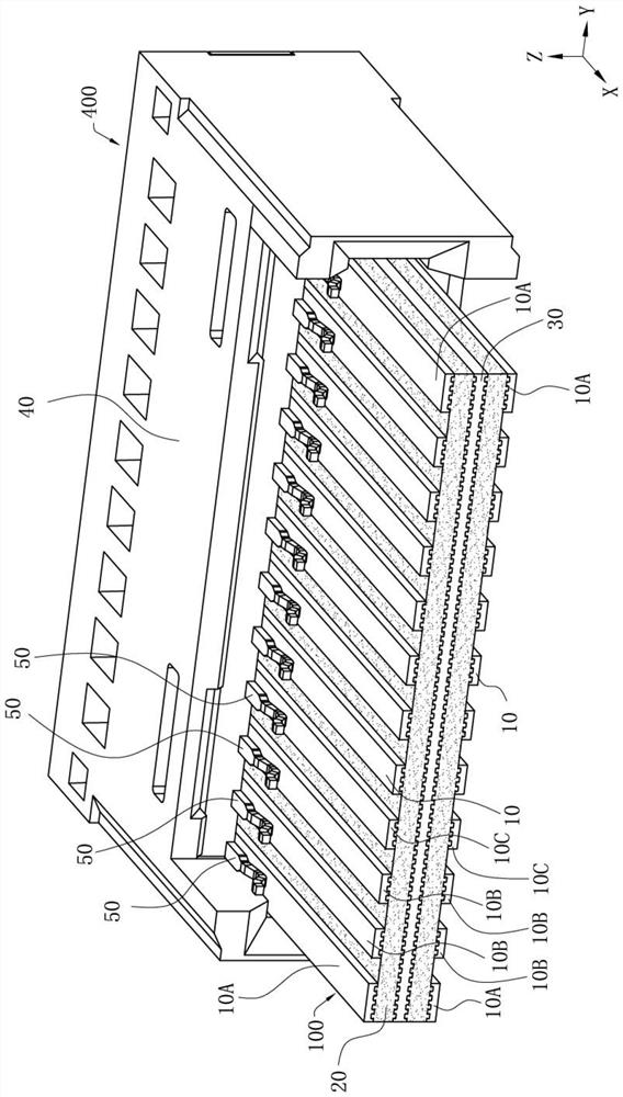 Electronic substrate, connector assembly and manufacturing method of electronic substrate