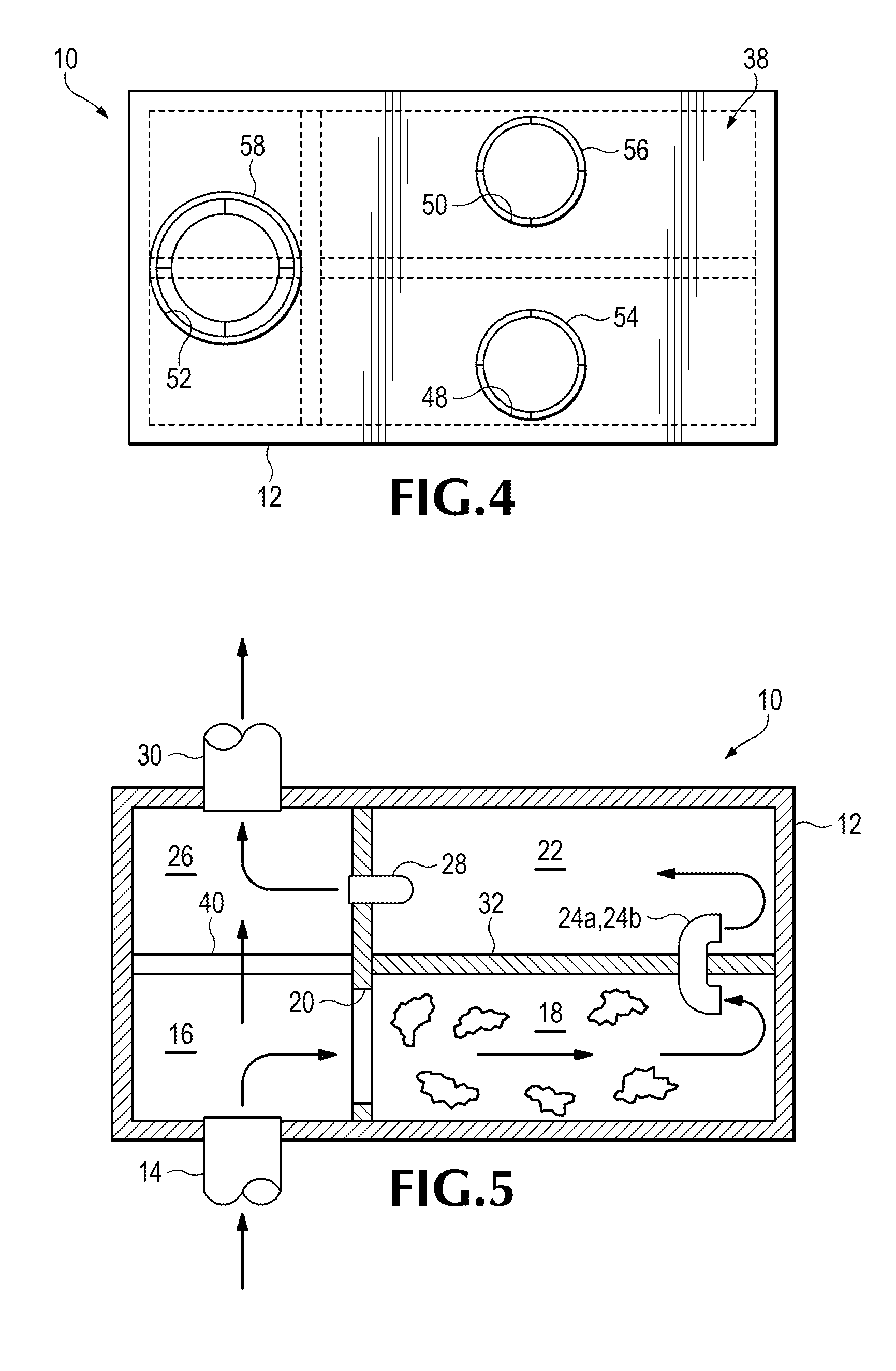 Stormwater plug flow separation system