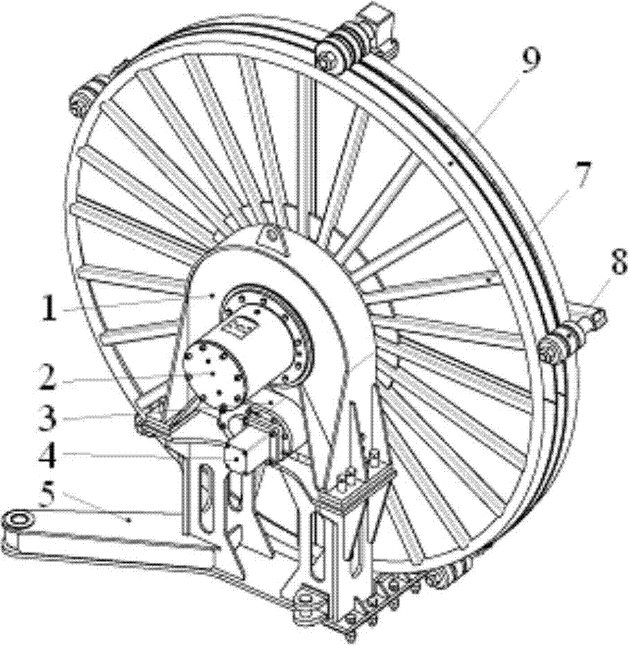 A hydraulic winch used in underground construction field