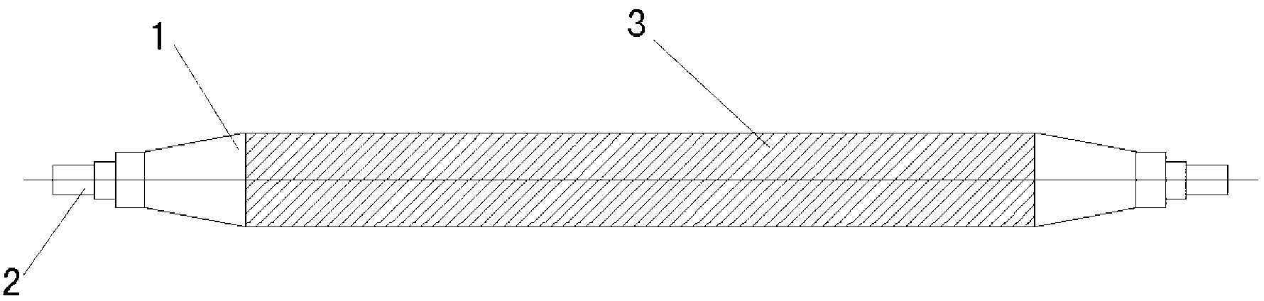 Anti-scaffolding furnace bottom roller used for steel rolling and manufacturing method thereof