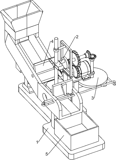 Convenient red date pit removing device