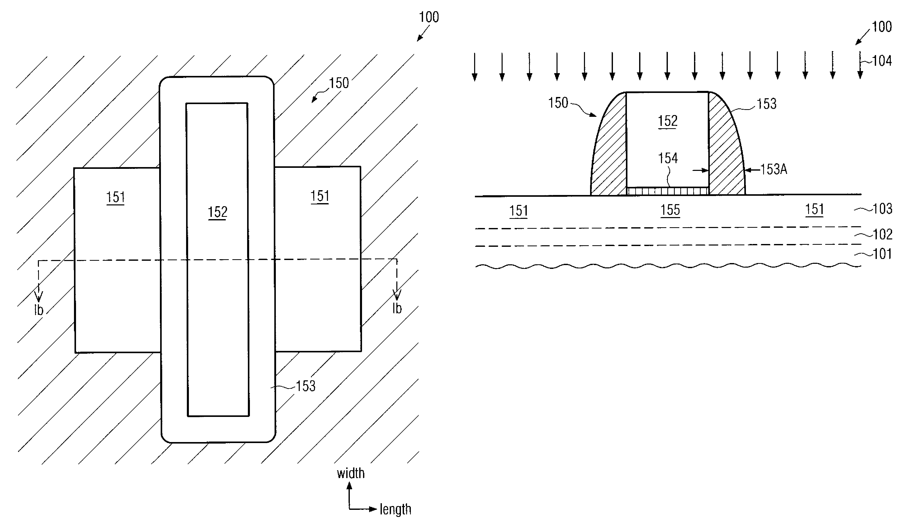 Transistor having a channel with biaxial strain induced by silicon/germanium in the gate electrode