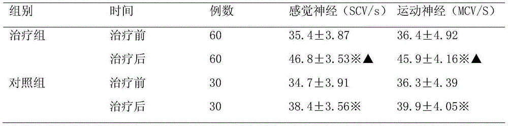 A kind of traditional Chinese medicine for treating type 2 diabetic peripheral neuropathy