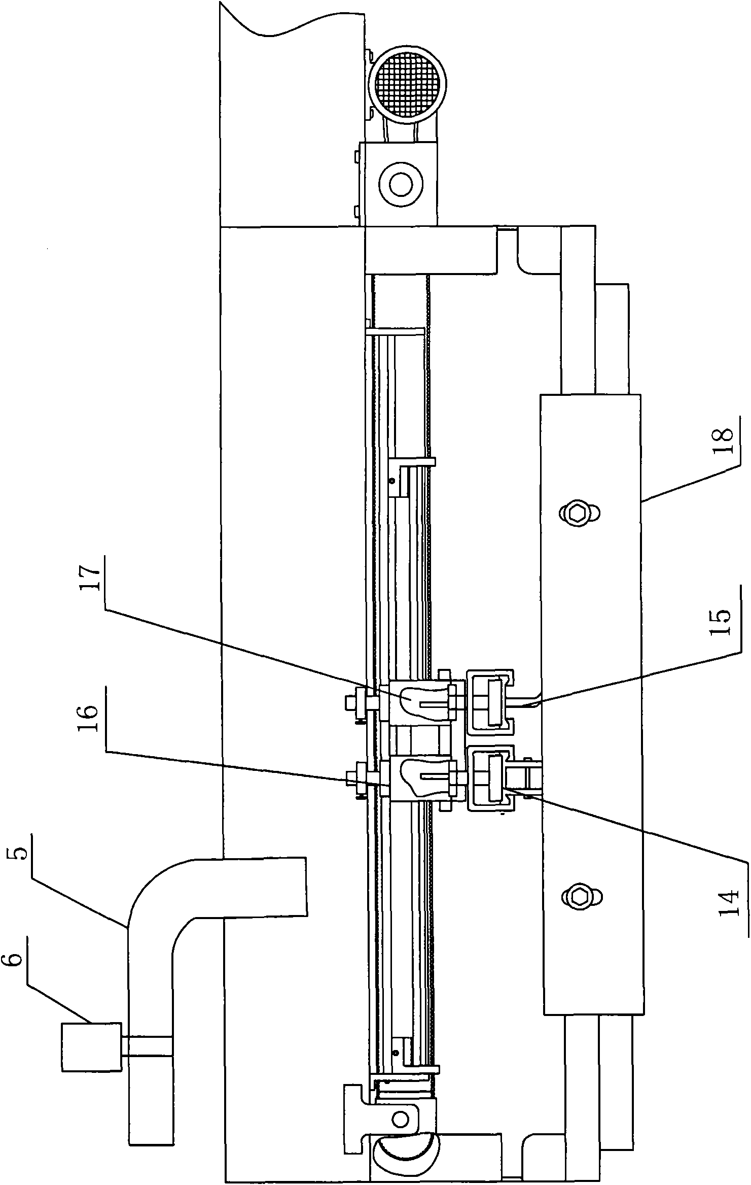 Fully automatic paste adding machine