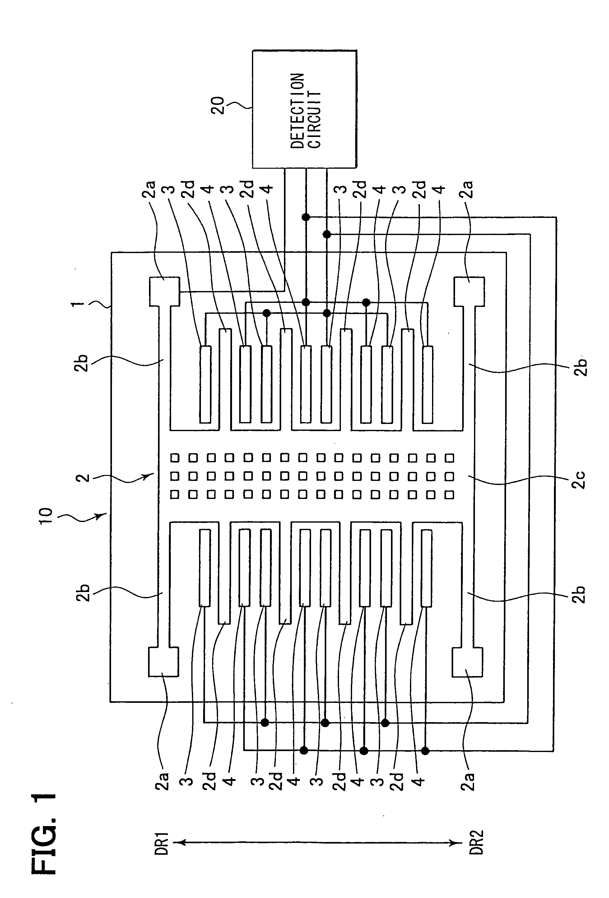 Capacitive acceleration sensor system