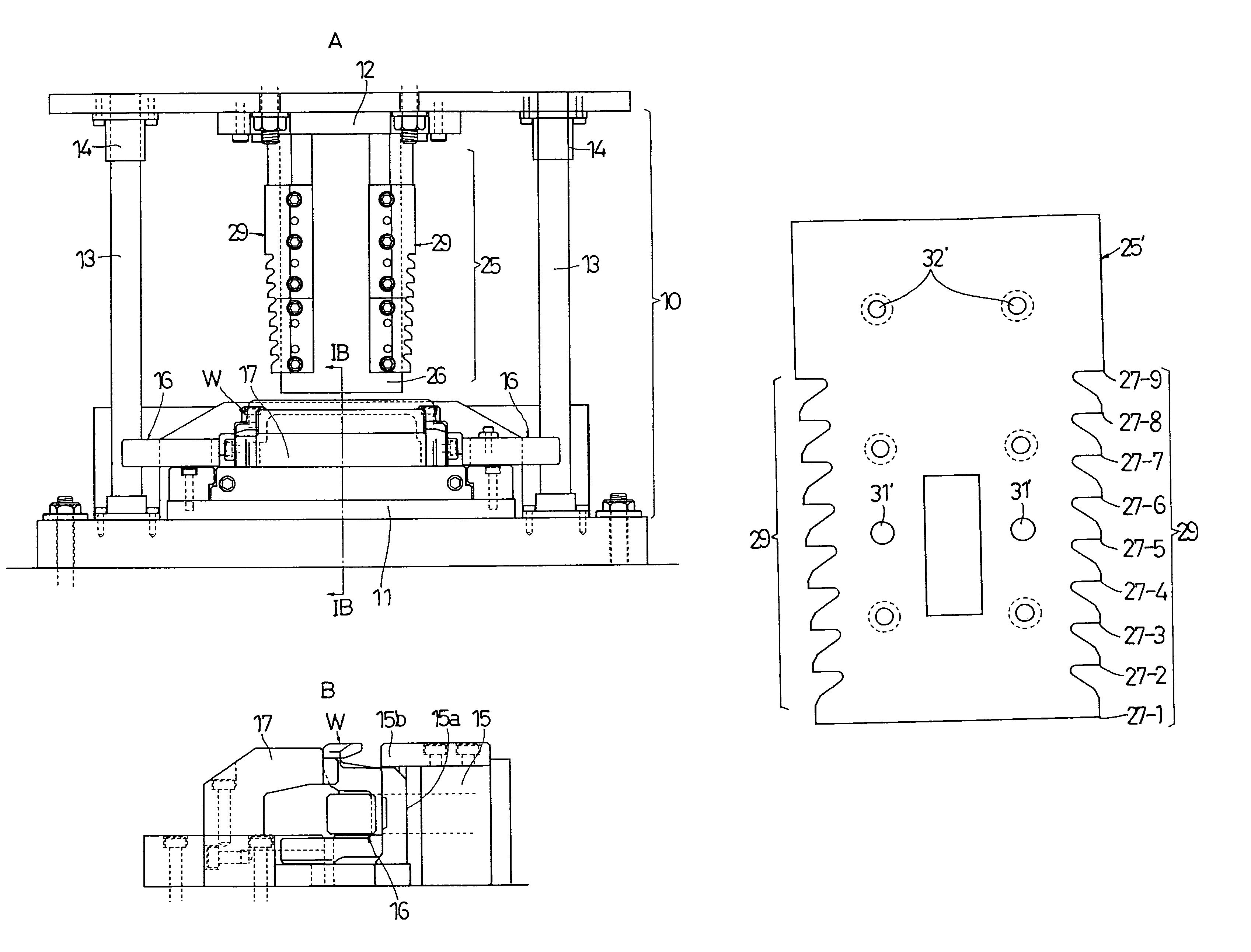 Method of removing excess metal from casting with press, and cutter used therefore