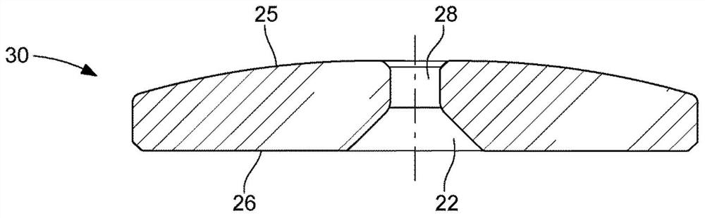 Assembly comprising a rotating wheel made of non-magnetic