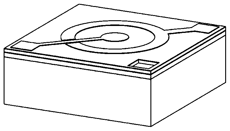 A kind of combined variable stiffness film pmuts and preparation method thereof