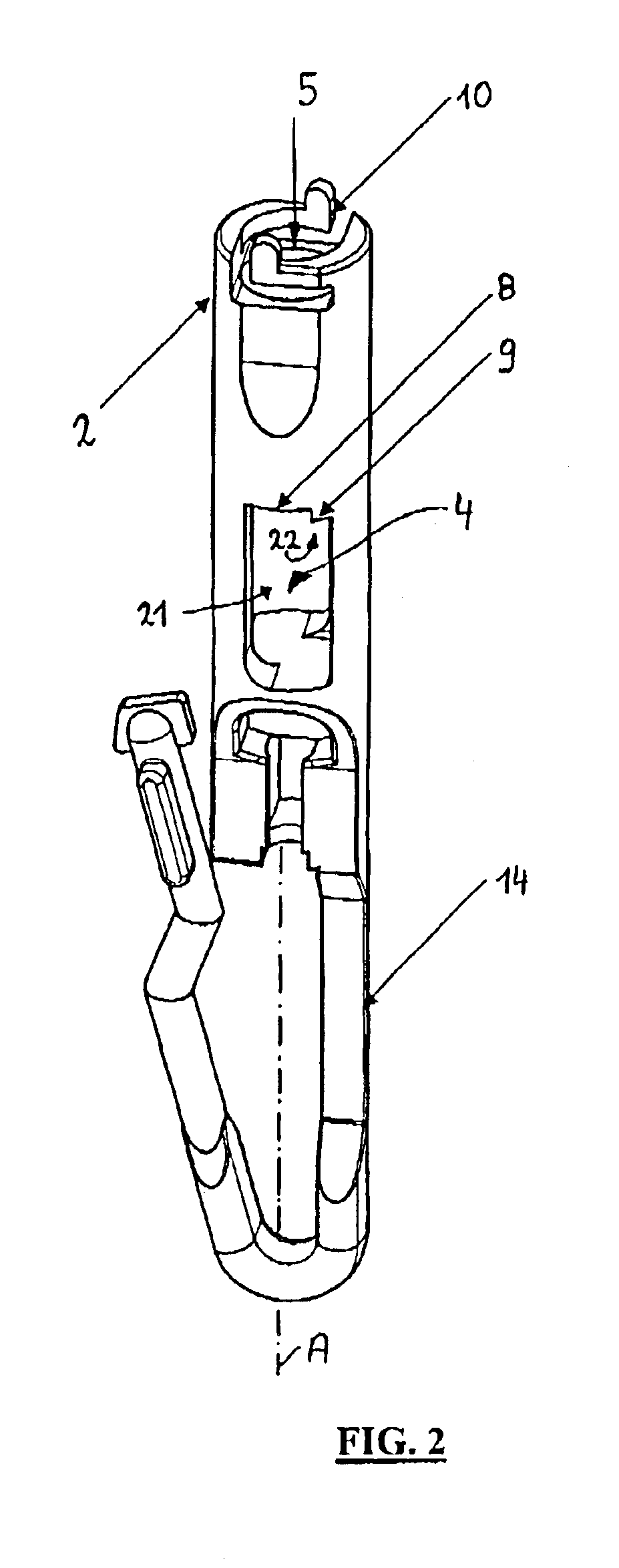 Connecting means for detachably connecting cords of a jacquard machine