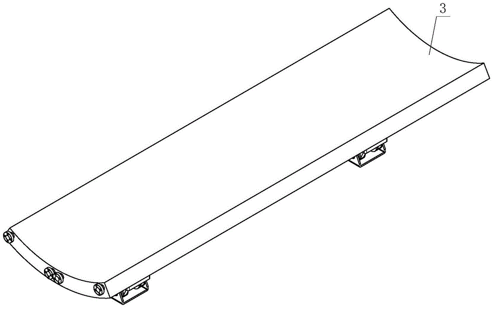 Flexible ironing groove structure of groove type ironing machine