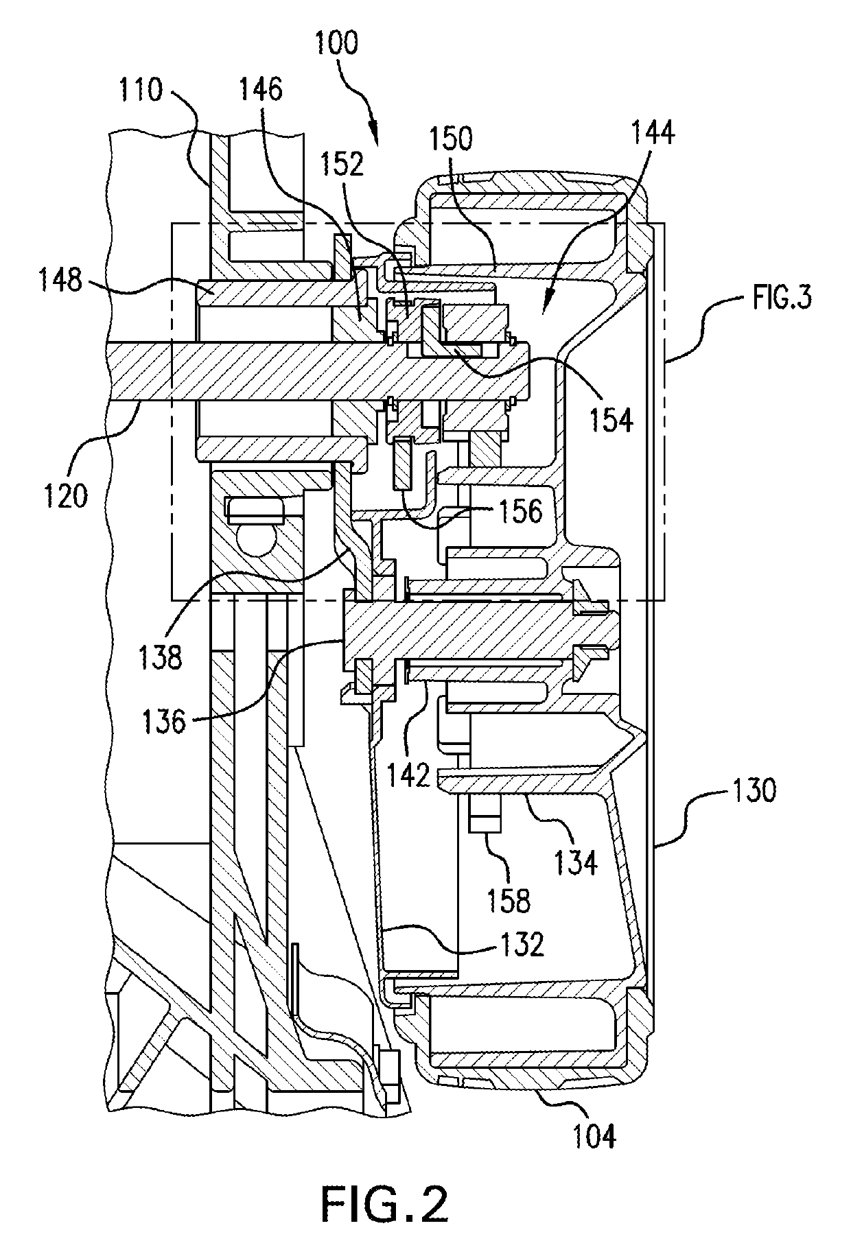 Transmission for wheeled machine