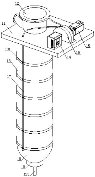 Bulk packing machine with material level detection structure for charging and method thereof