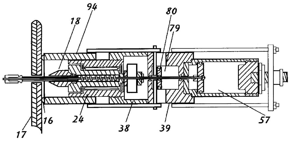 Blind hole self-collet countersink