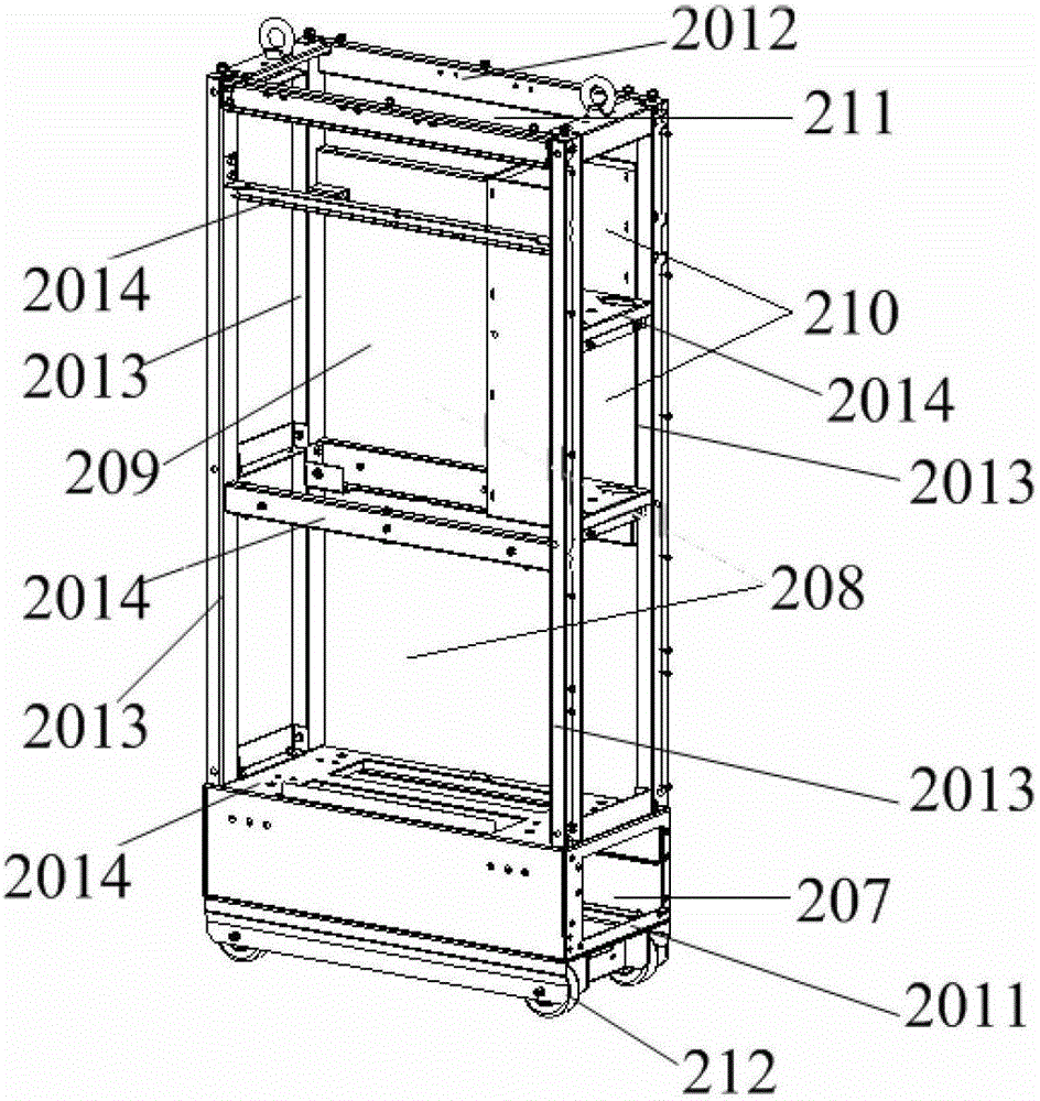 Integrated filter unit and four-quadrant inverter