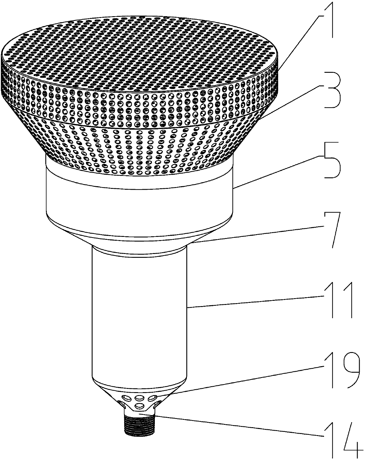 Anti-clogging aerator