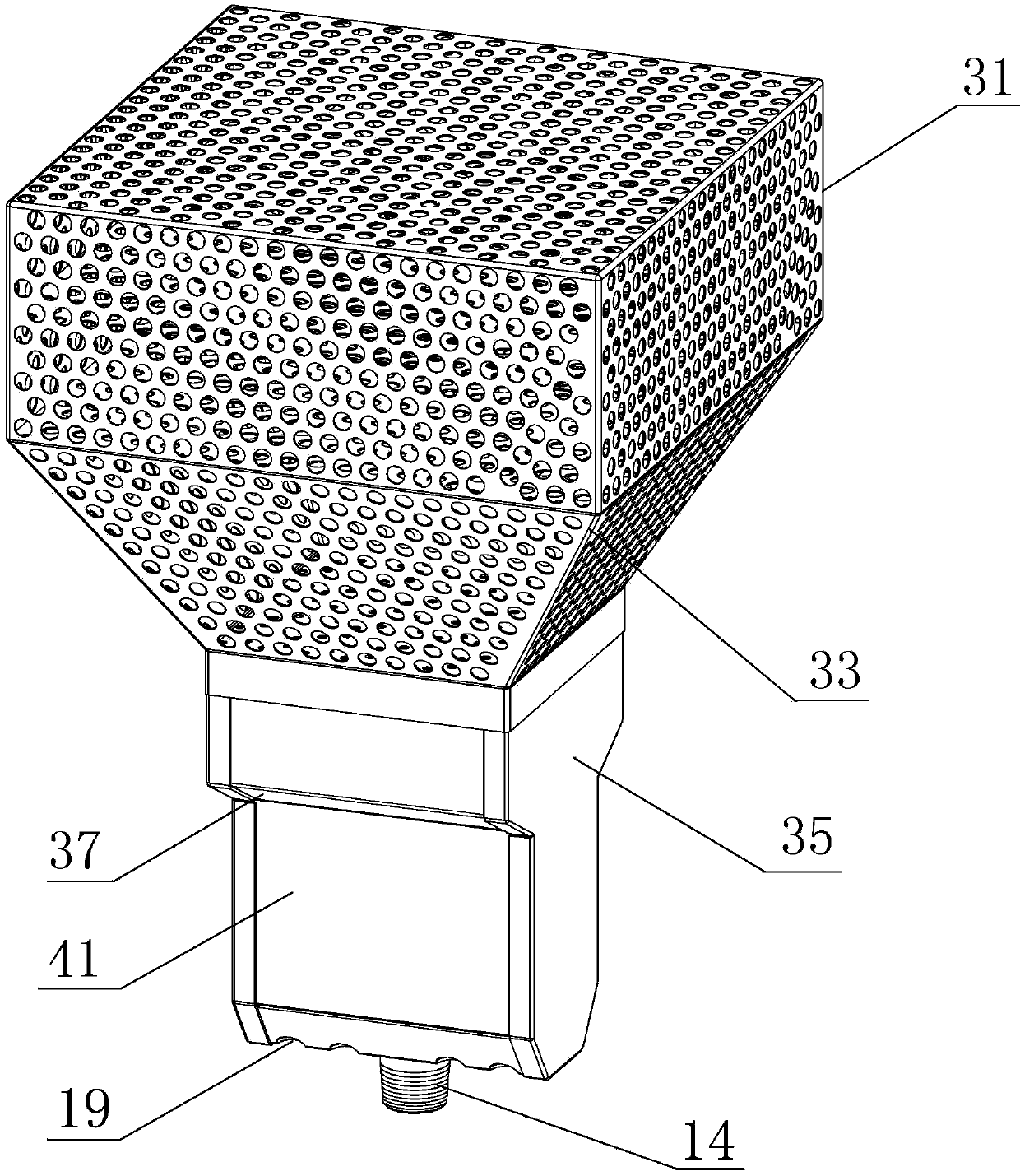 Anti-clogging aerator