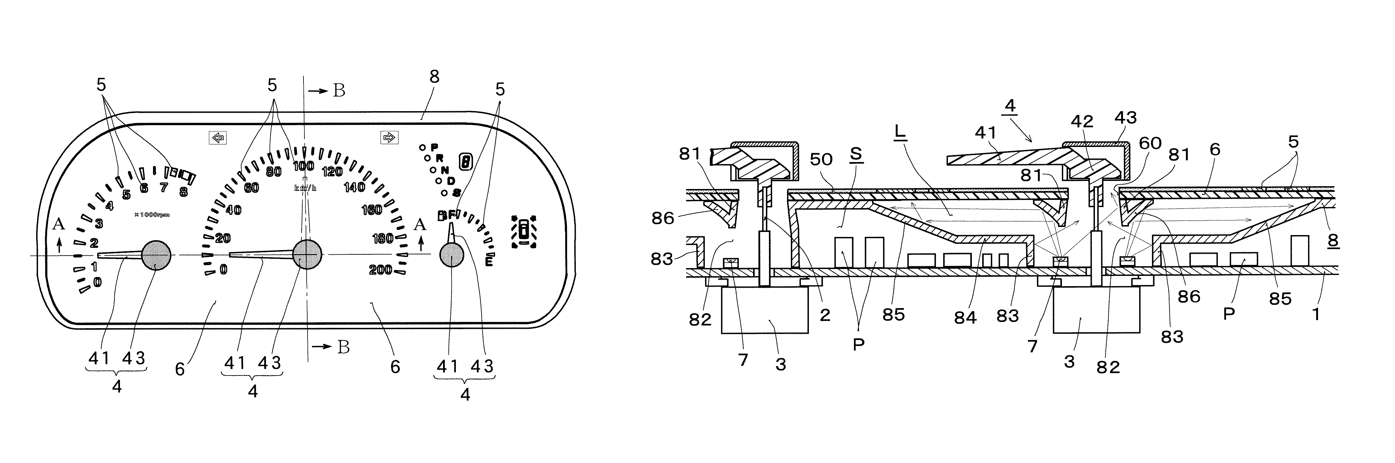 Meter illumination device