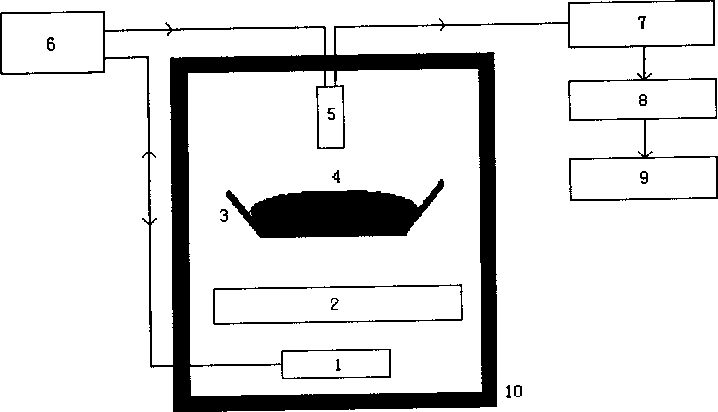 On-line detection device for component of belt transport sinted mineral material based on PGNAA technology