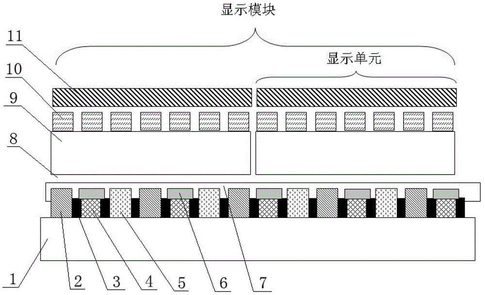 Large-size full-color OLED (Organic Light-Emitting Diode) display