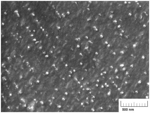 Nano precipitate image acquisition method based on scanning electron microscope back scattering mode