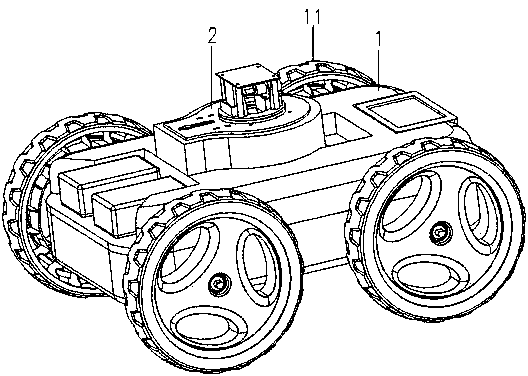 Laser-positioning automatic robot