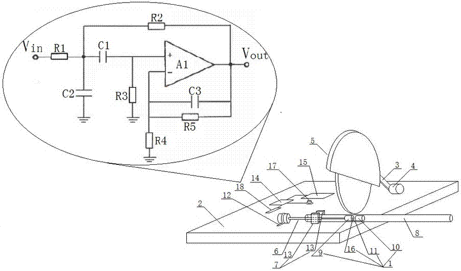 Filtering detection liner compression-resistant metal hose cutting integral device