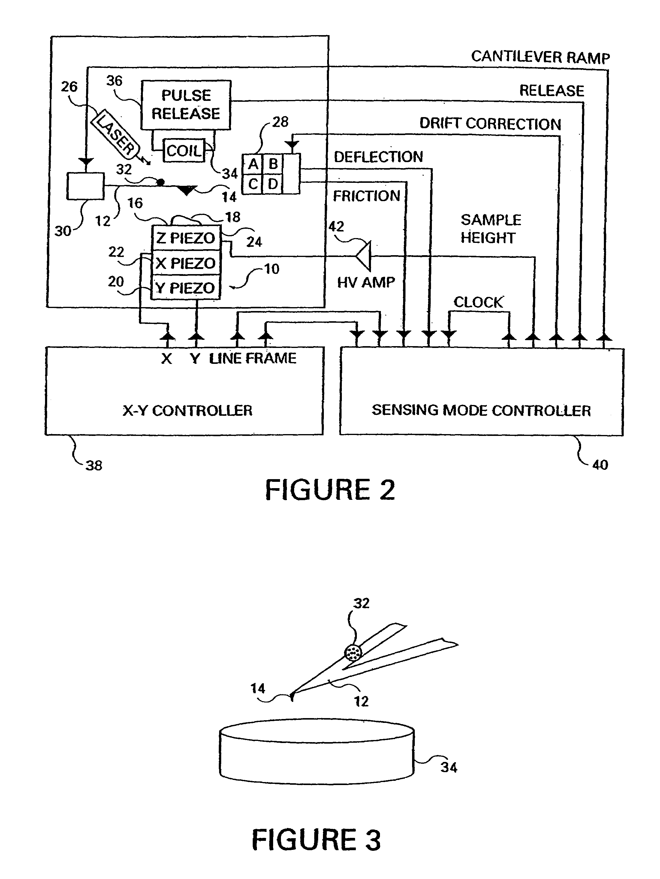 Sensing mode atomic force microscope