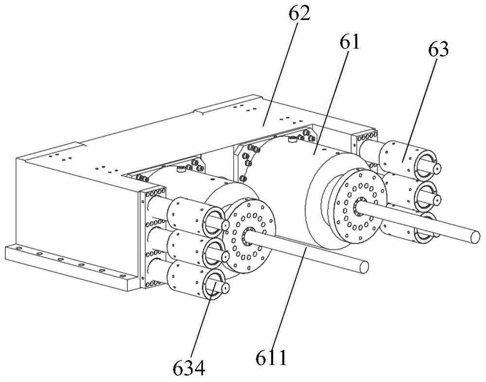 Large-tonnage inhaul cable testing device