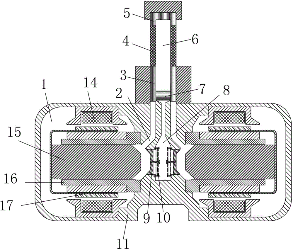 Low-temperature pulse tube refrigerator with mixed structure