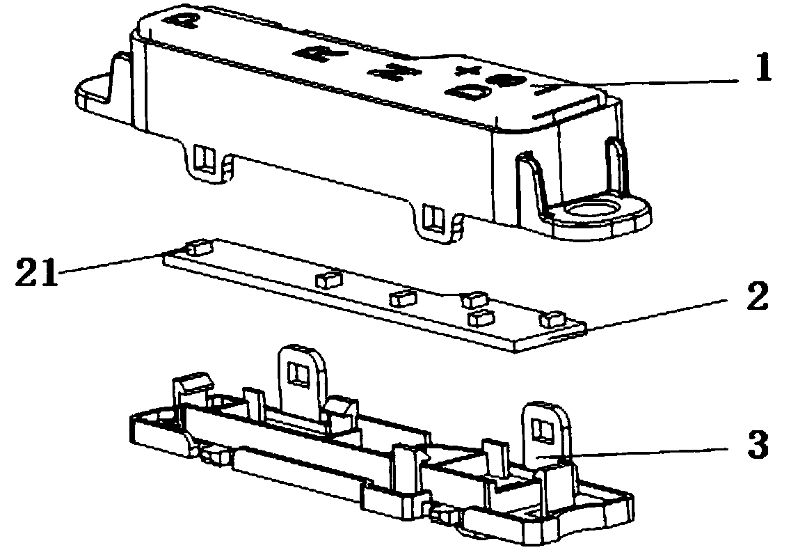 Multi-color gear indicator lamp structure