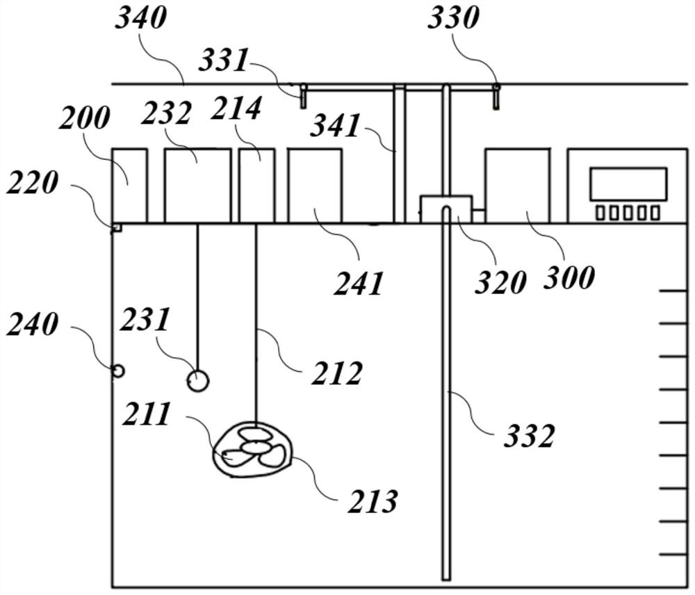 Dynamic microcosm system device for simulating lake ecosystem