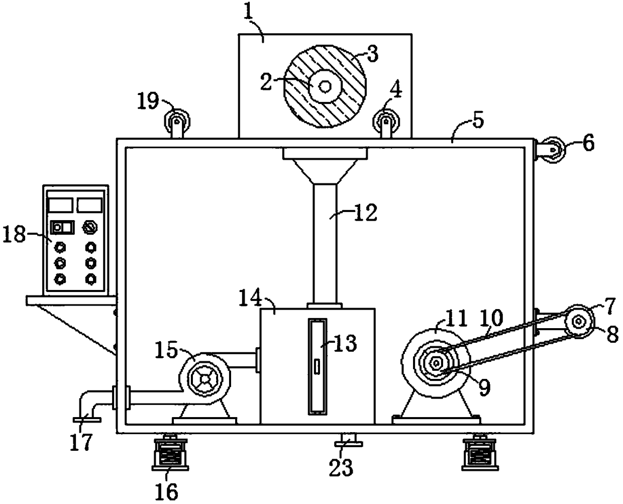 Common cropping equipment for ultralow-temperature environment-friendly leather lining cloth machining