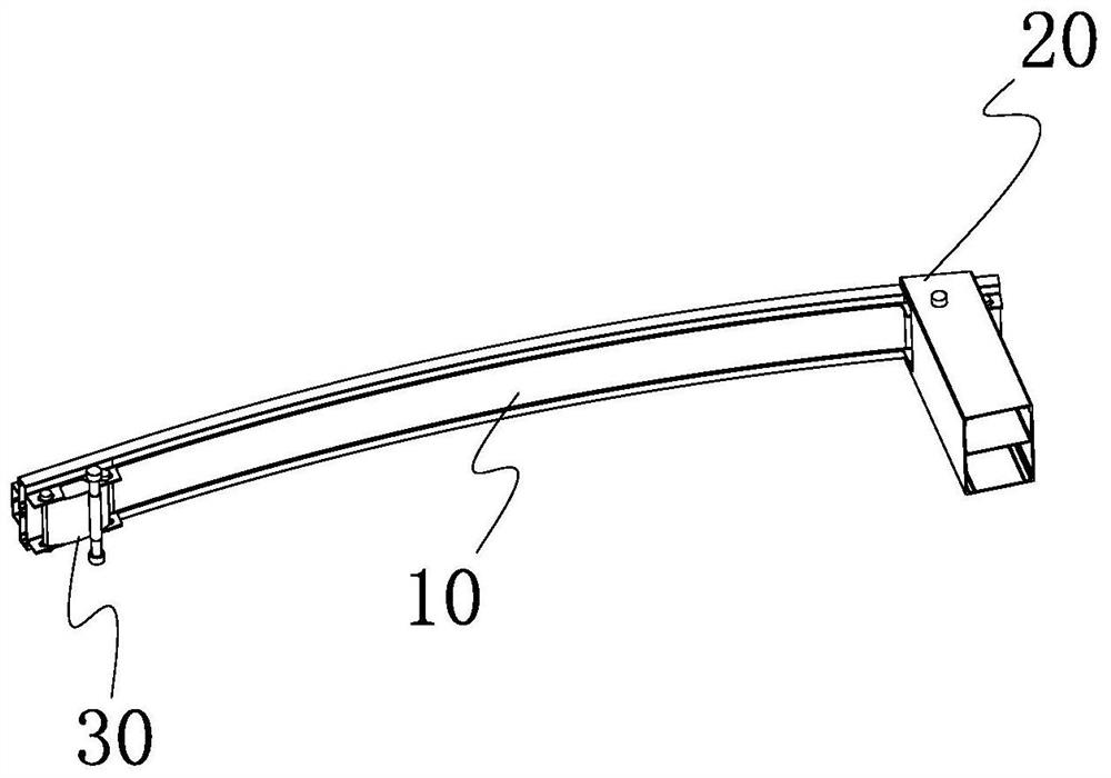 Automobile front anti-collision beam system