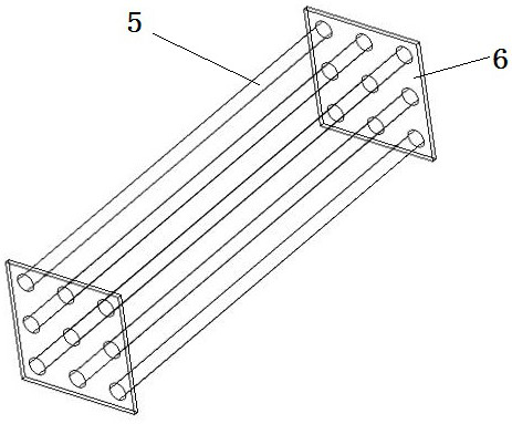 Ballastless track plate structure for realizing broadband vibration attenuation based on photonic crystal principle