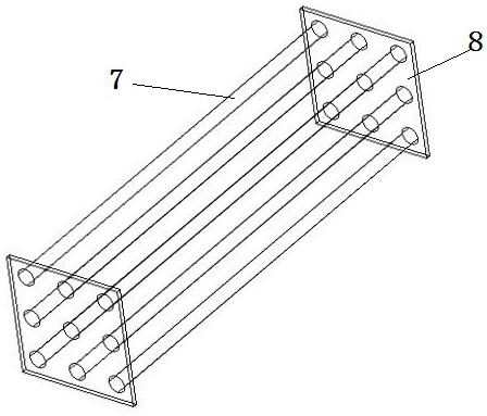 Ballastless track plate structure for realizing broadband vibration attenuation based on photonic crystal principle