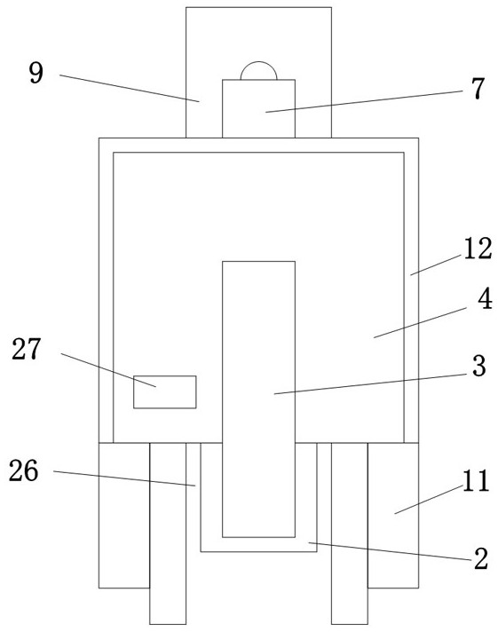 Weldment cooling device for vacuum welding machining