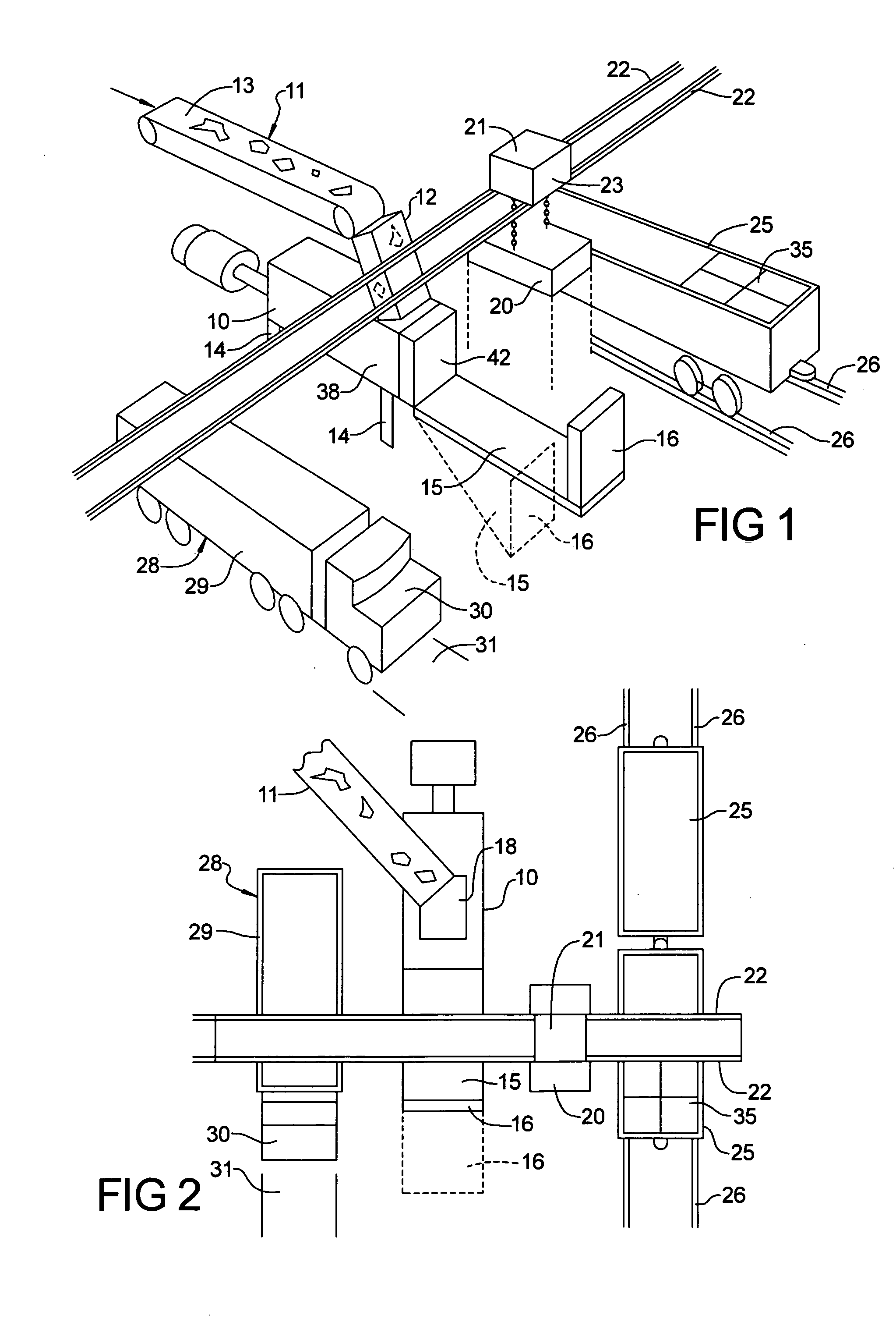 System for efficiently transporting large quantities of initially, loose pieces of scrap sheet metal