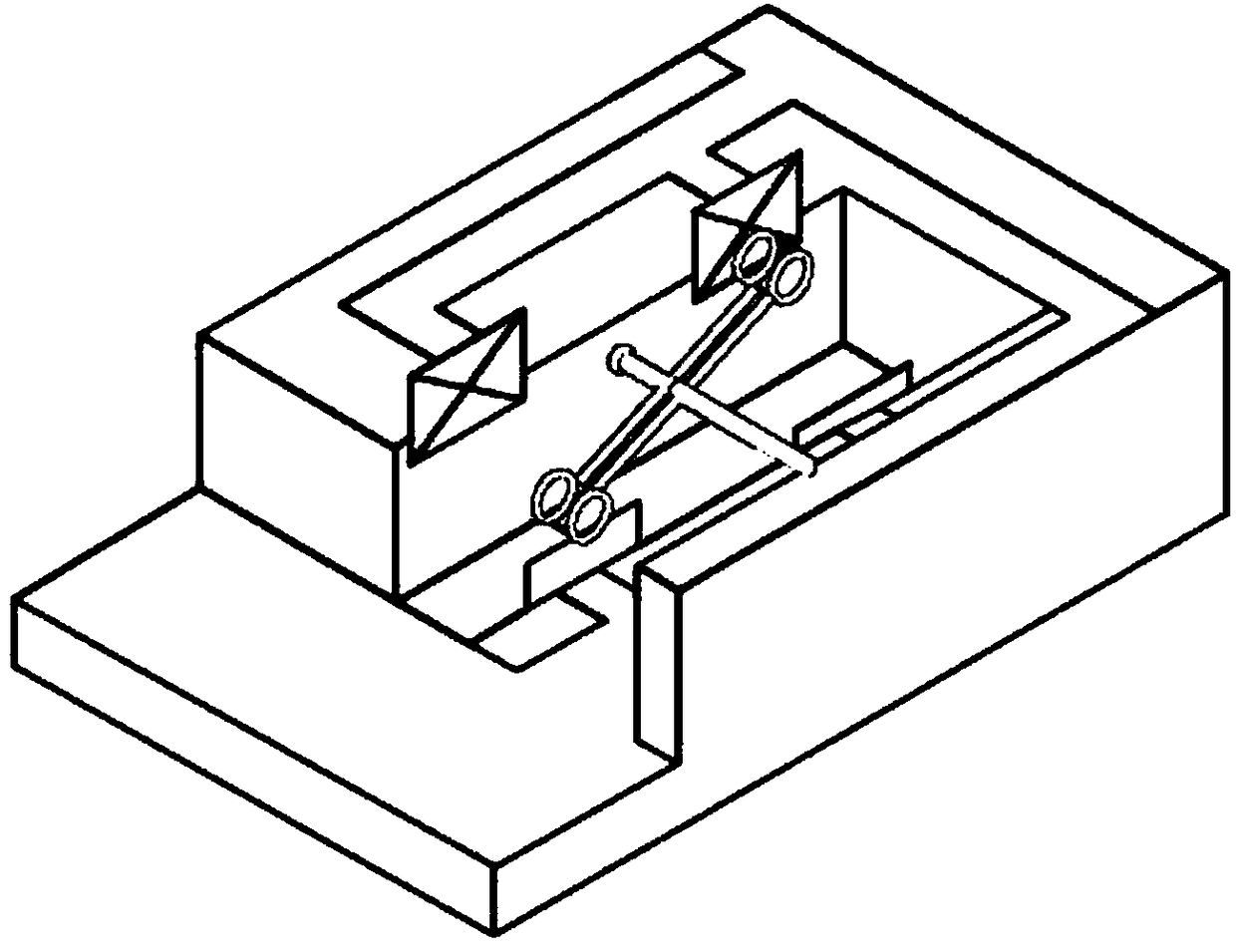 Small lever type energy-saving ship lift and operation method thereof